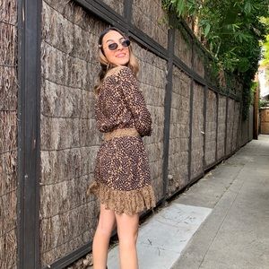 Zara leopard print dress